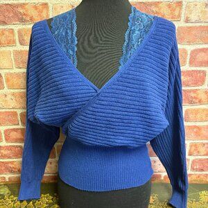SHEIN Small Blue Sweater Top